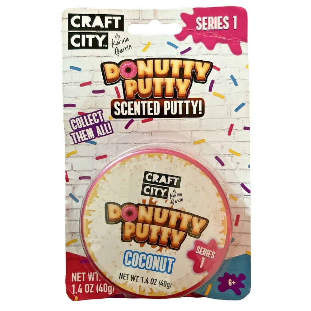 Craft City Series 1 DONUTTTY (DONUT) PUTTY COCONUT 1.4 OZ